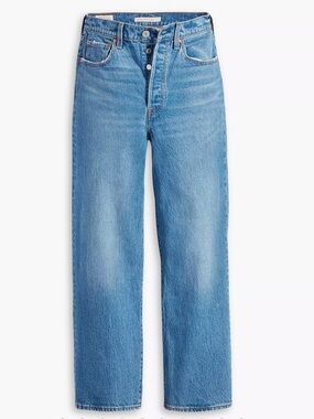 Levi's Ribcage Straight Ankle Jeans Medium Wash